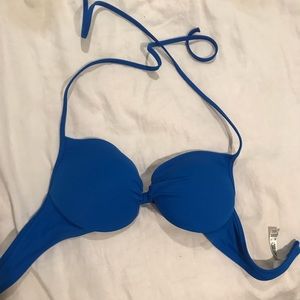 Blue Bathing Suit Top